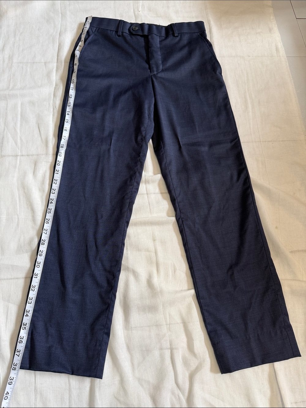 Awearness Kenneth‎ Cole Blue 4-Piece Tuxedo Suit, Size 30 Waist